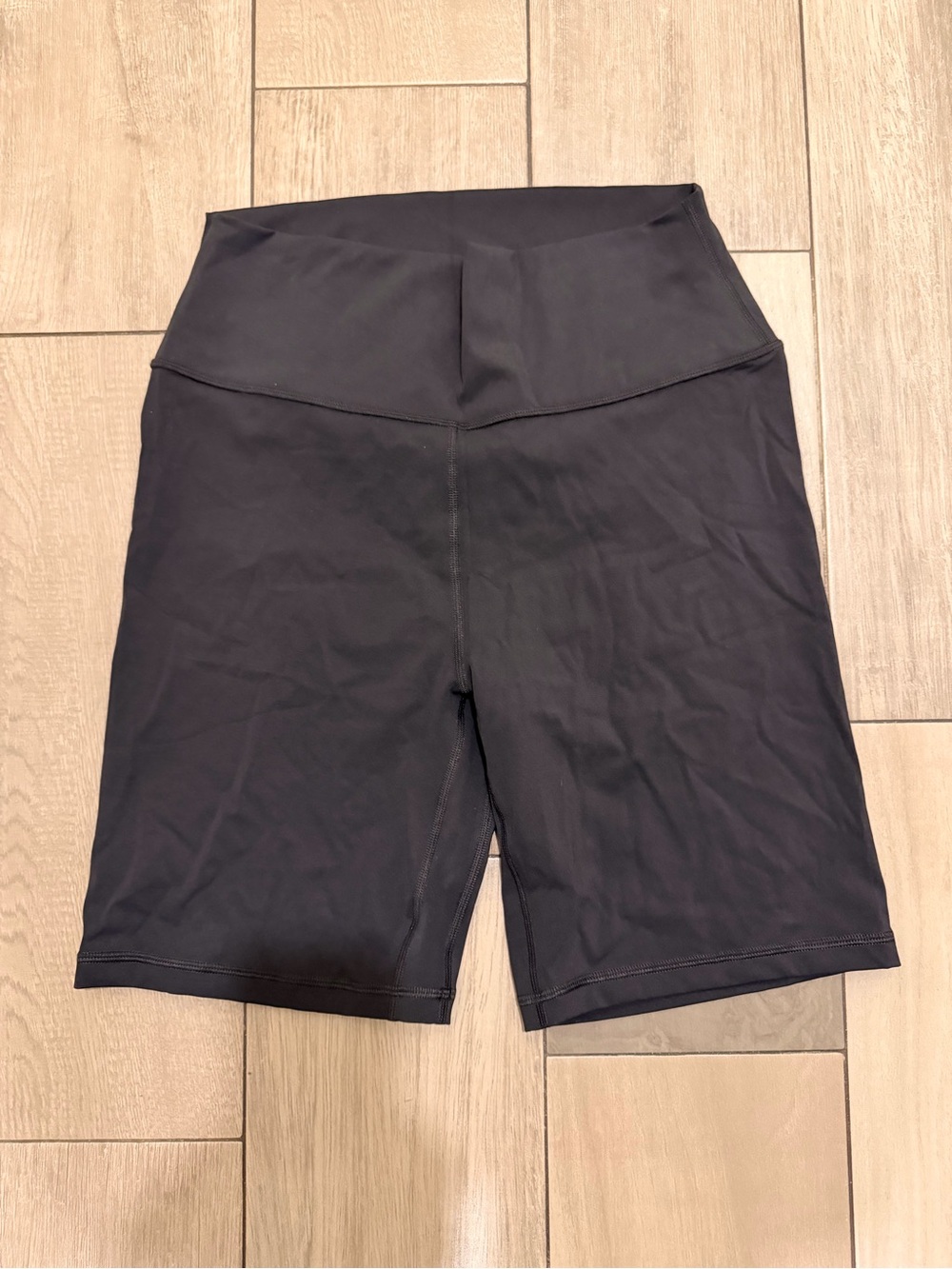 CRZ YOGA Black High-Waist Bike Shorts